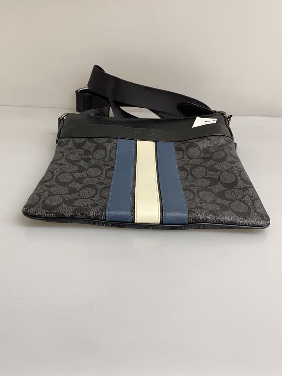 COACH Shoulder Bag Leather Black Monogram F26068 4