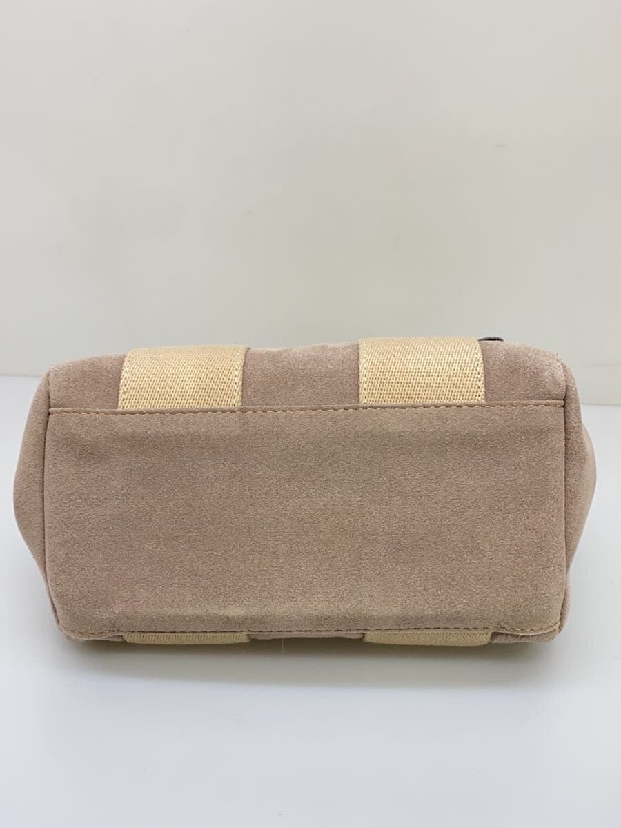 VIOL Ad’ORO Tote Bag Suede BEG Solid 4