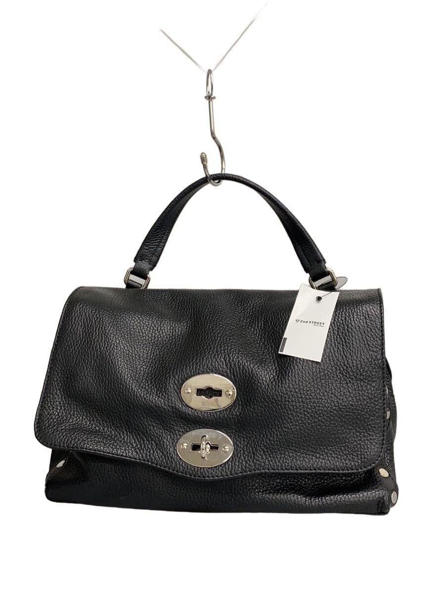 ZANELLATO Shoulder Bag Leather BLK Solid