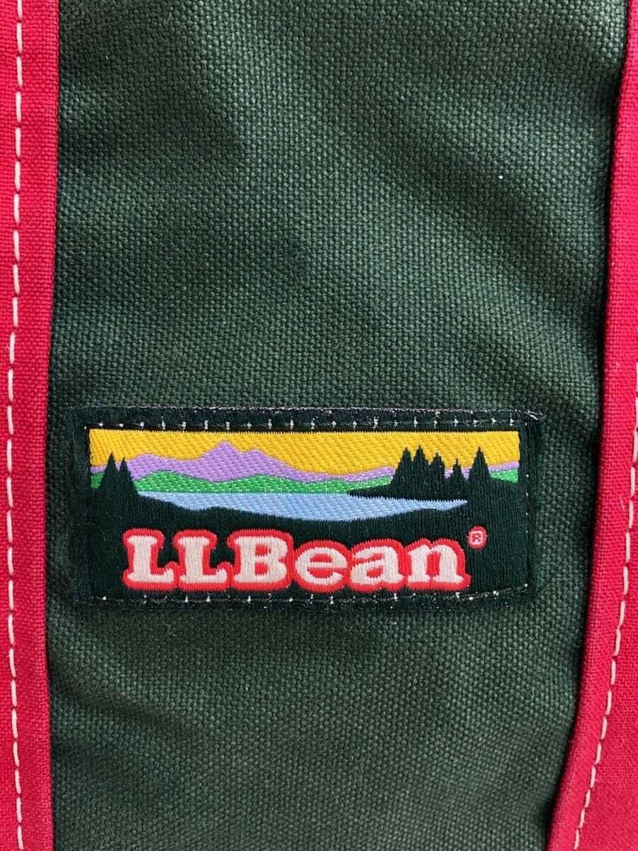 L.L.Bean 90s Katahdin Christmas color Tote bag Canvas GRN 5
