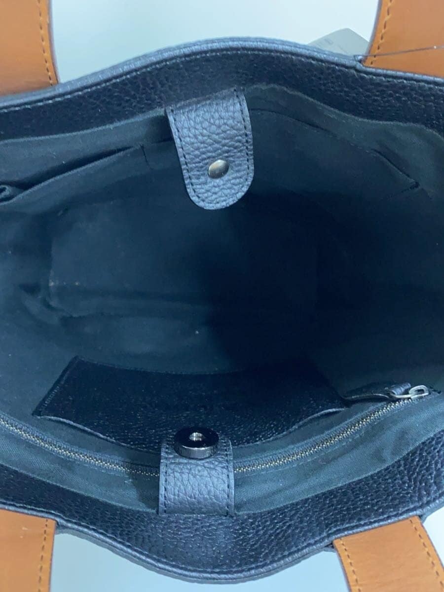 Vivienne Westwood Leaf Orb Tote Bag Leather Black 6