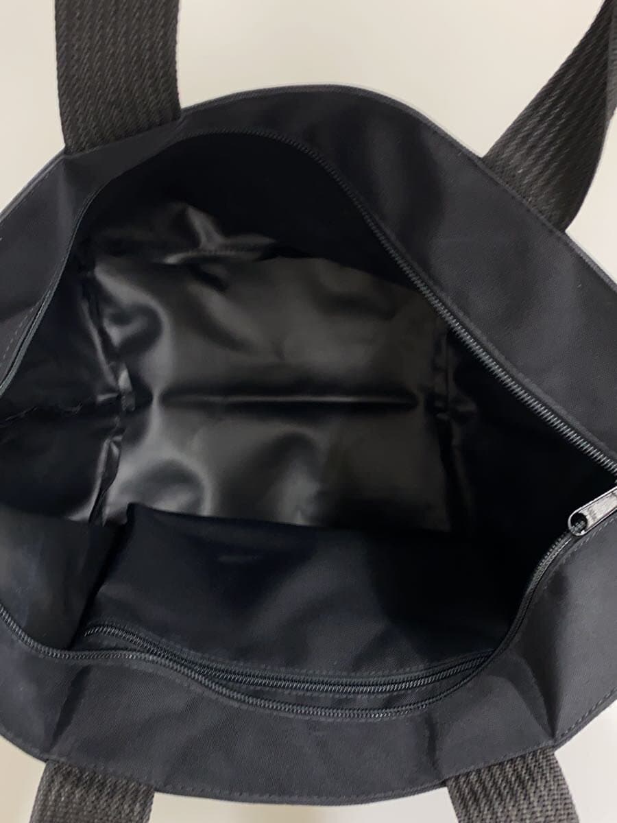 Herve Chapelier Boat Shape Shoulder ML Handbag Nylon BLK Solid 1028N-09 6