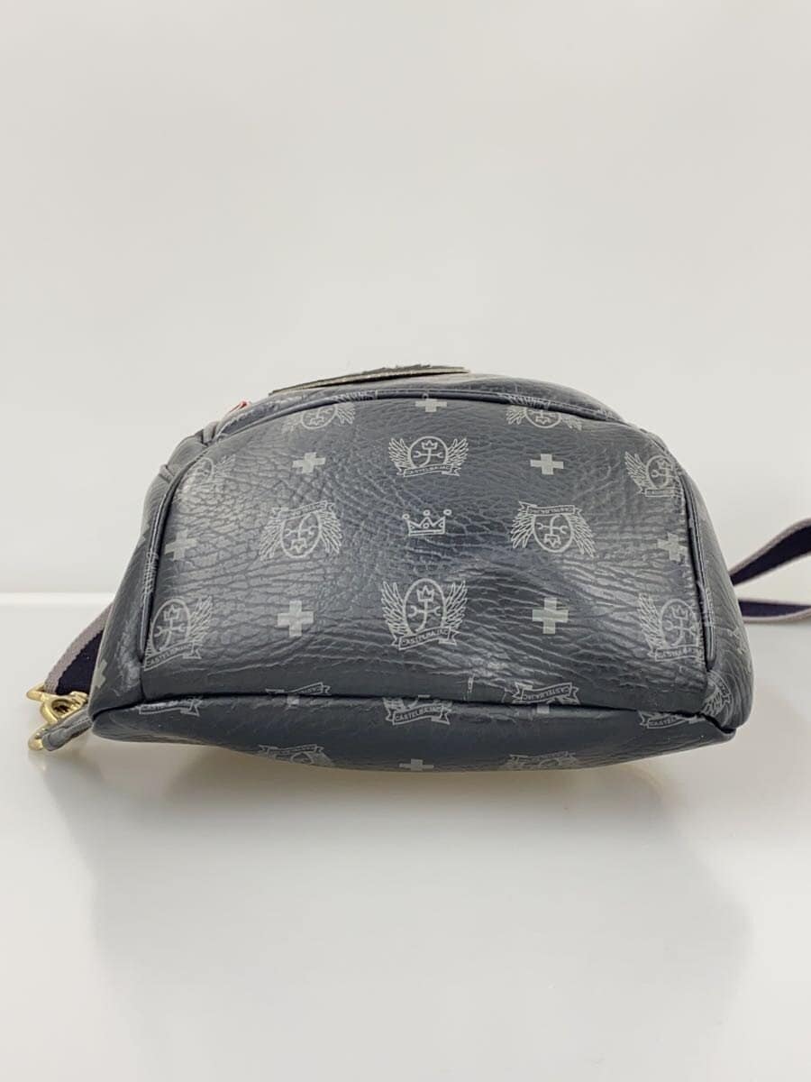 CASTELBAJAC Shoulder Bag BLK All Over Pattern 088911 4