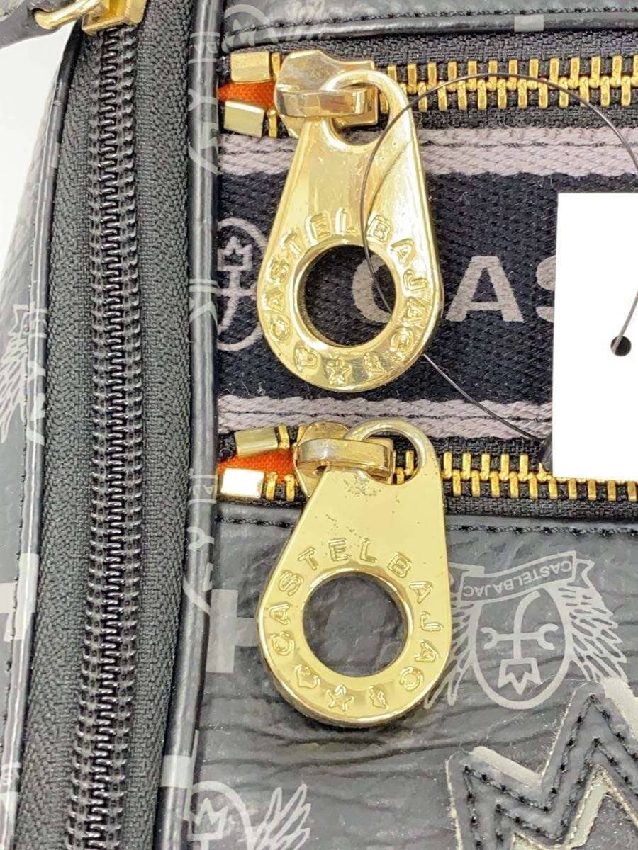 CASTELBAJAC Shoulder Bag BLK All Over Pattern 088911 7