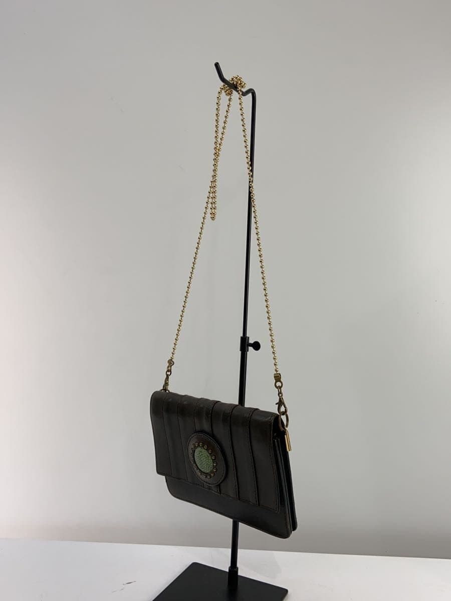 Other brand MOQUIP Shoulder bag Leather BRW Plain 2