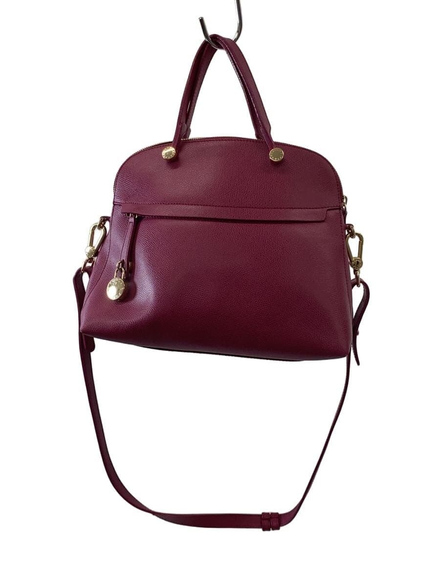 FURLA Handbag Leather PUP Solid