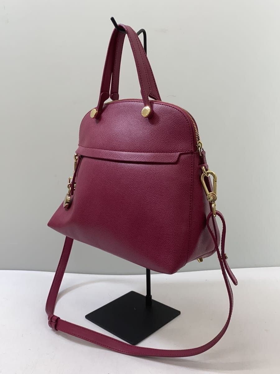 FURLA Handbag Leather PUP Solid 2