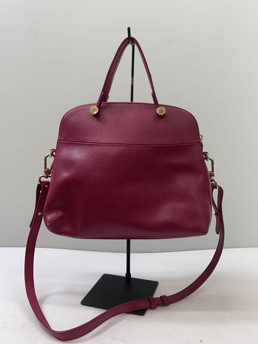 FURLA Handbag Leather PUP Solid 3