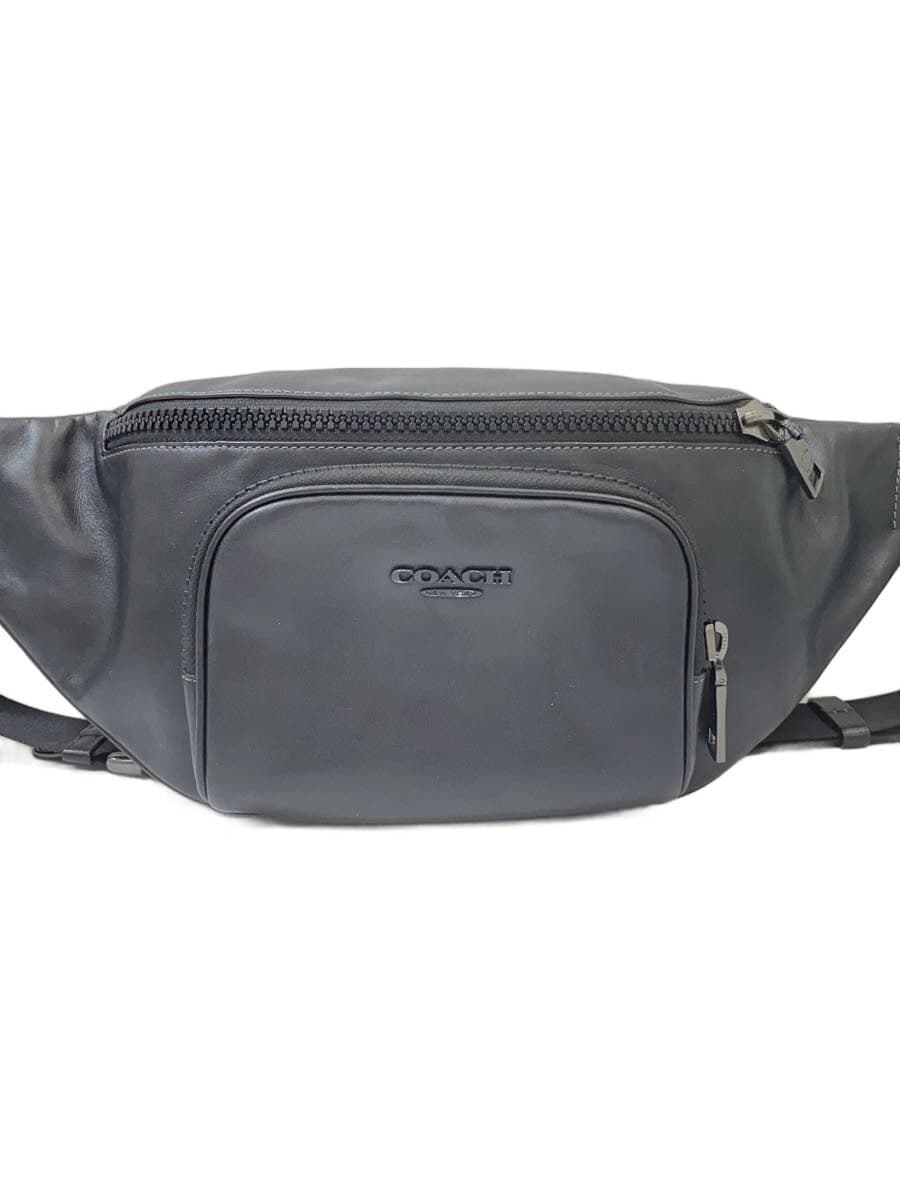 COACH Waist Bag Leather BLK J2447-CT754