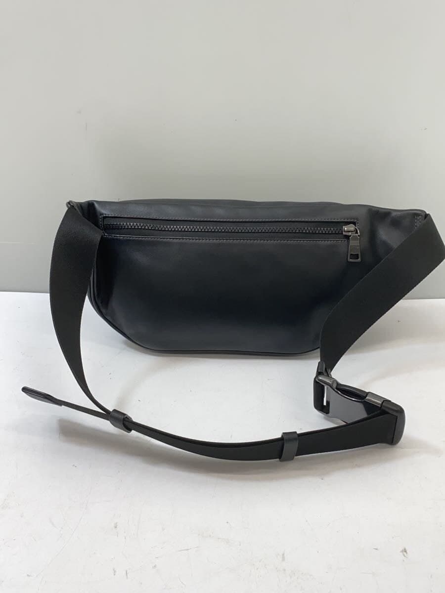 COACH Waist Bag Leather BLK J2447-CT754 3