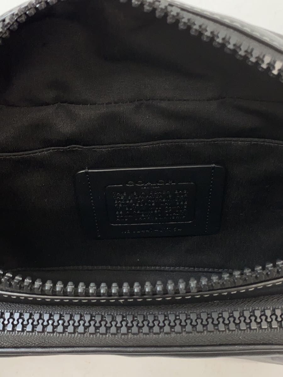 COACH Waist Bag Leather BLK J2447-CT754 6
