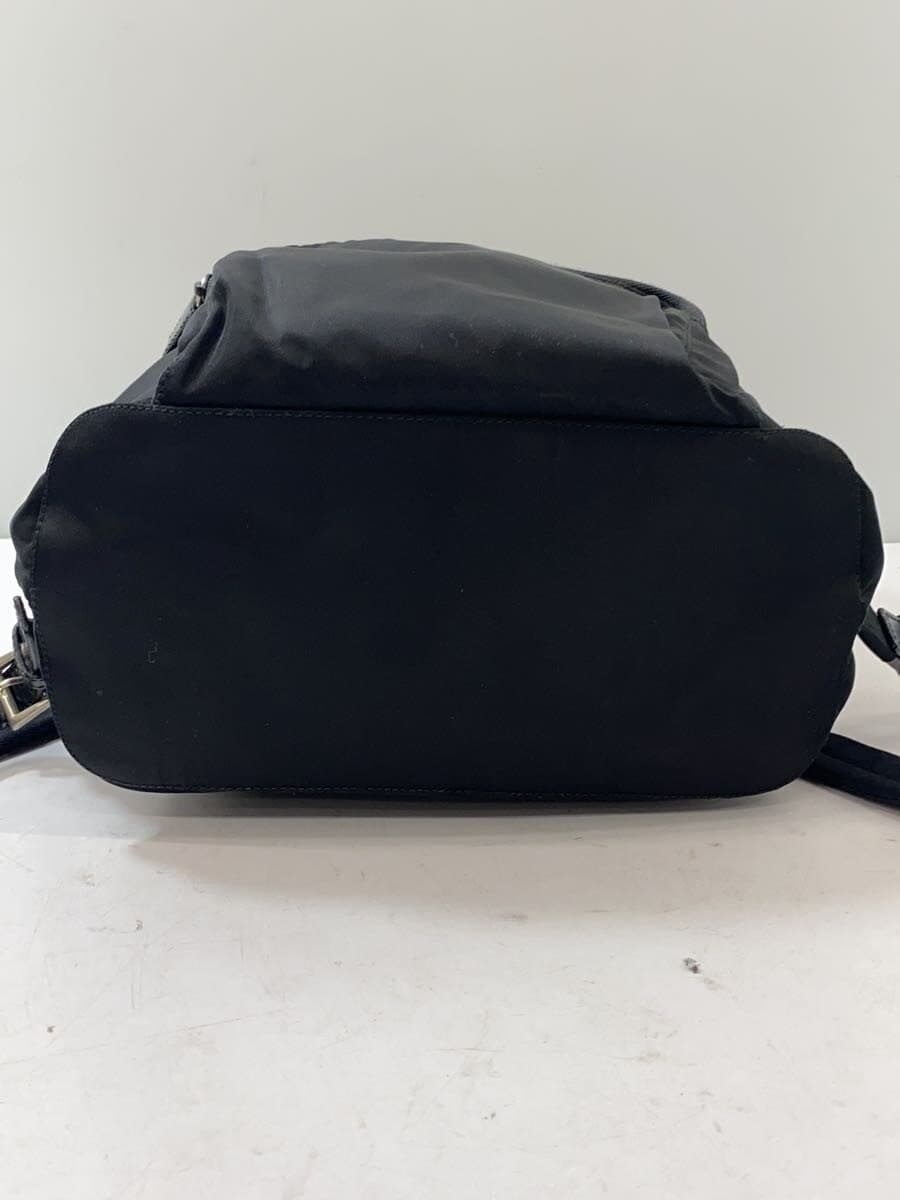 PRADA backpack nylon black plain 4