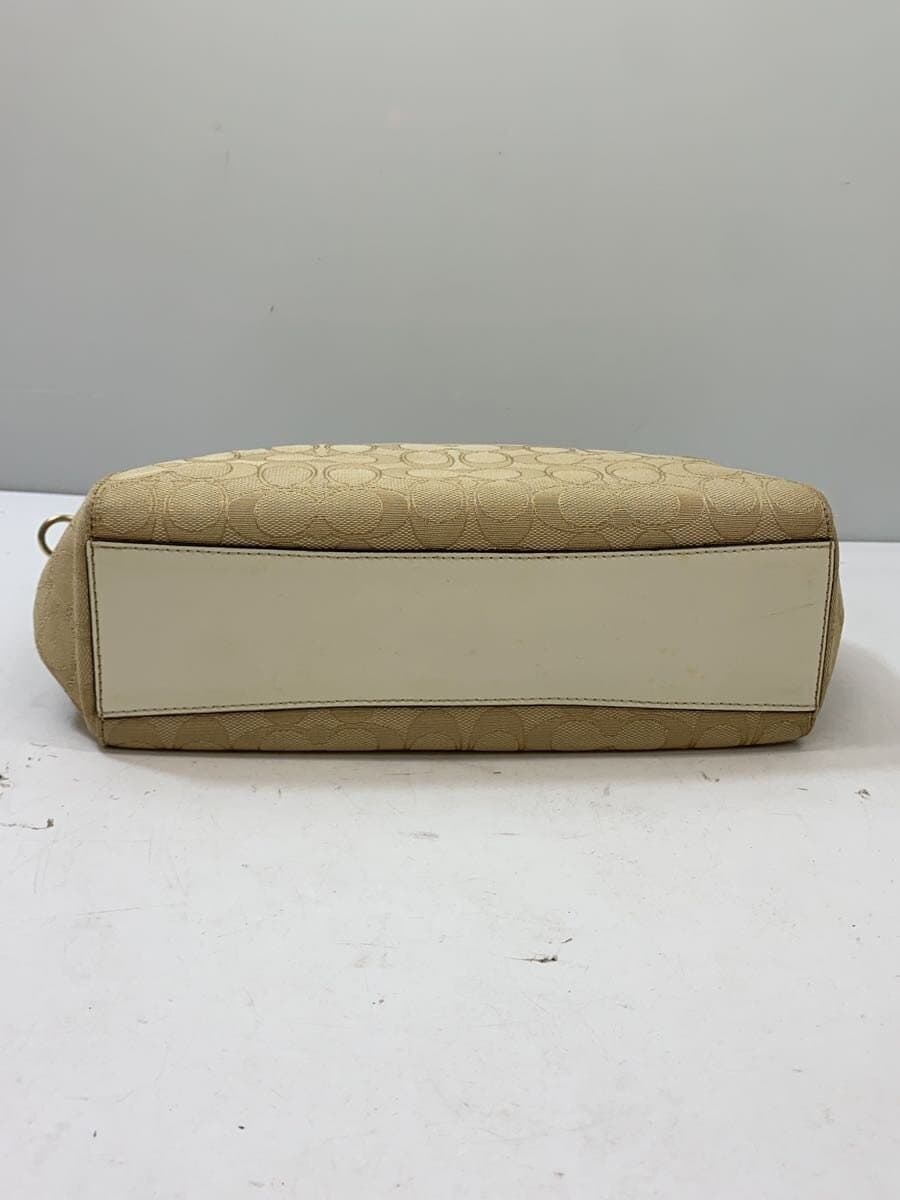 COACH Small Kelsey Satchel_Signature_Black Leather BEG 4