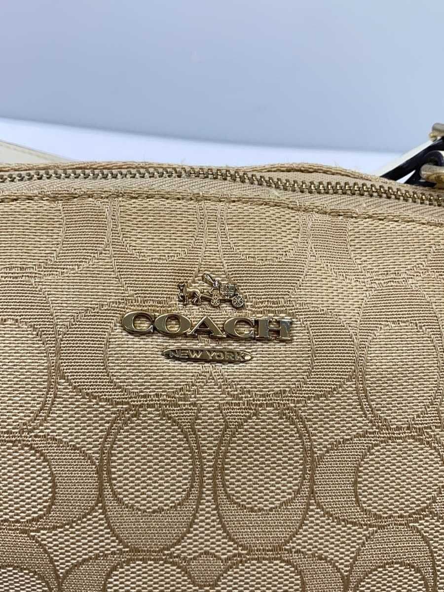 COACH Small Kelsey Satchel_Signature_Black Leather BEG 5