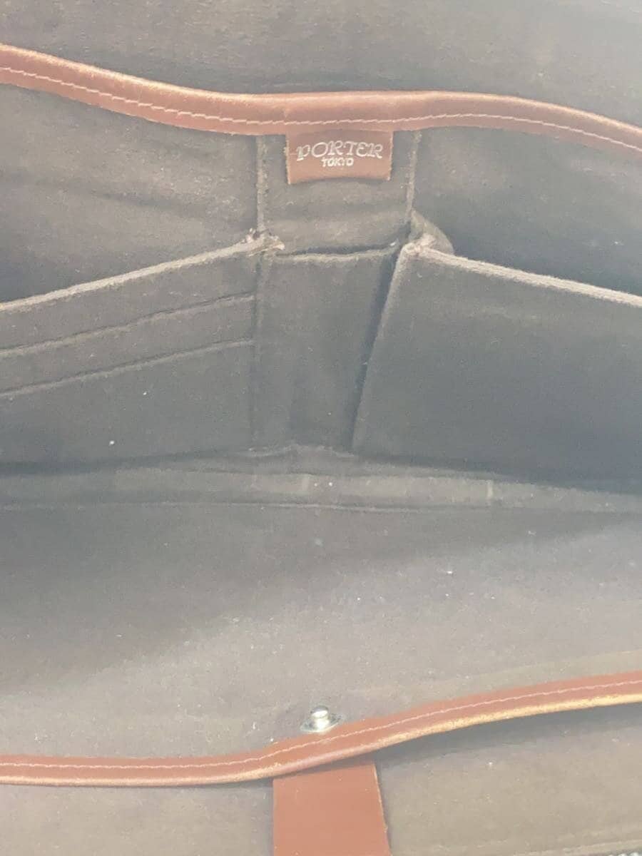 PORTER Second Bag Leather BRW 6