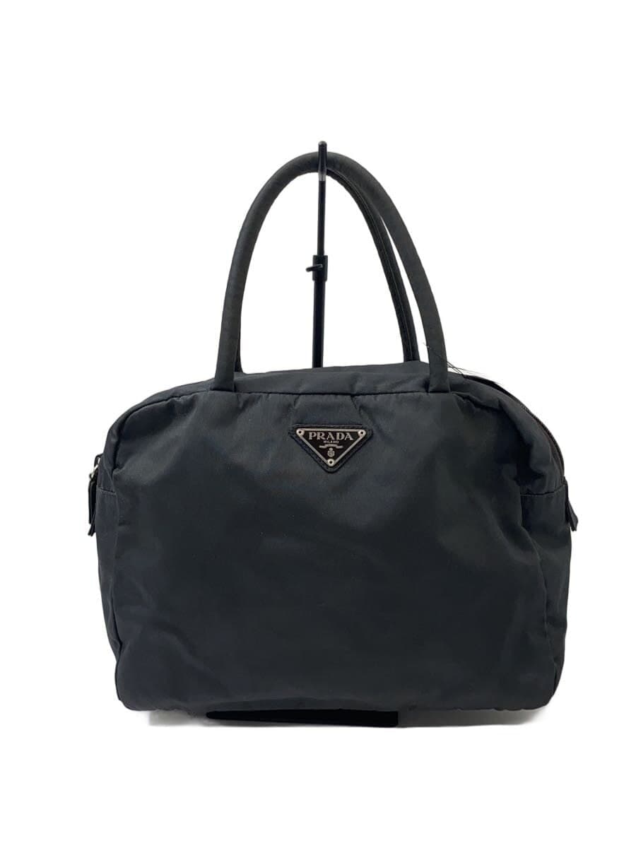 PRADA handbag nylon black plain