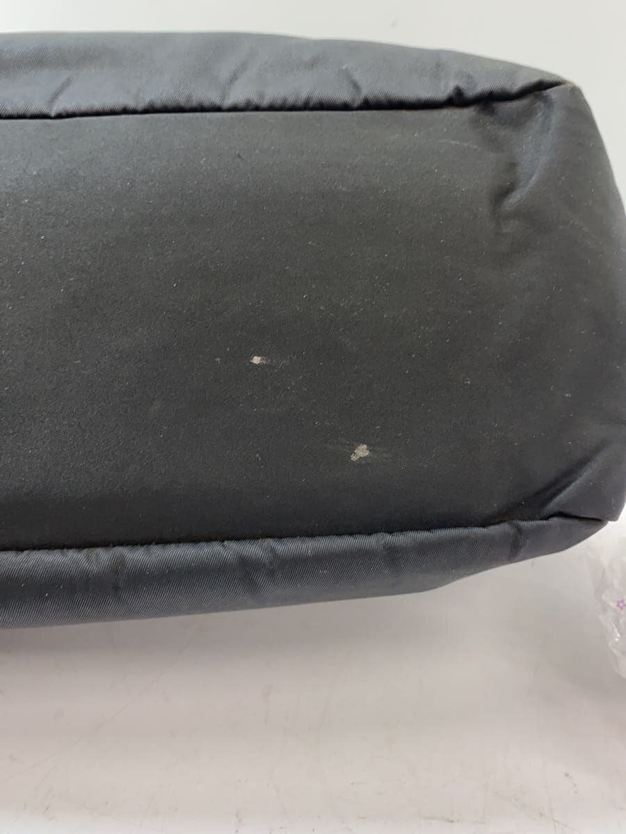 PRADA handbag nylon black plain 8