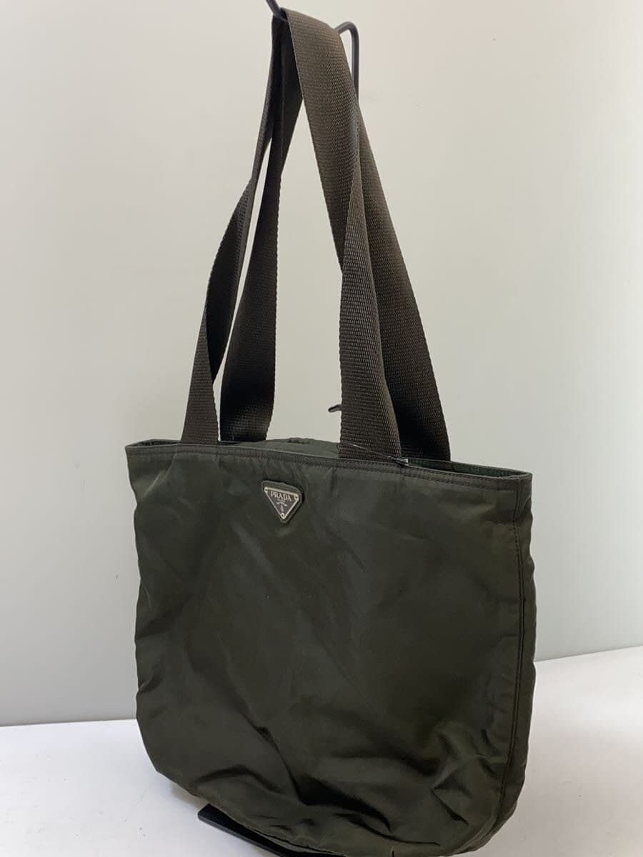 PRADA Tote Bag Nylon KHK B5880F 2
