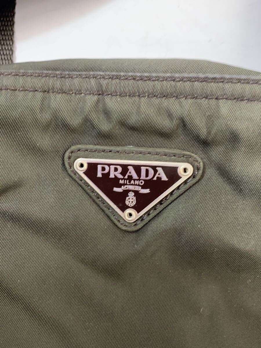 PRADA Tote Bag Nylon KHK B5880F 5