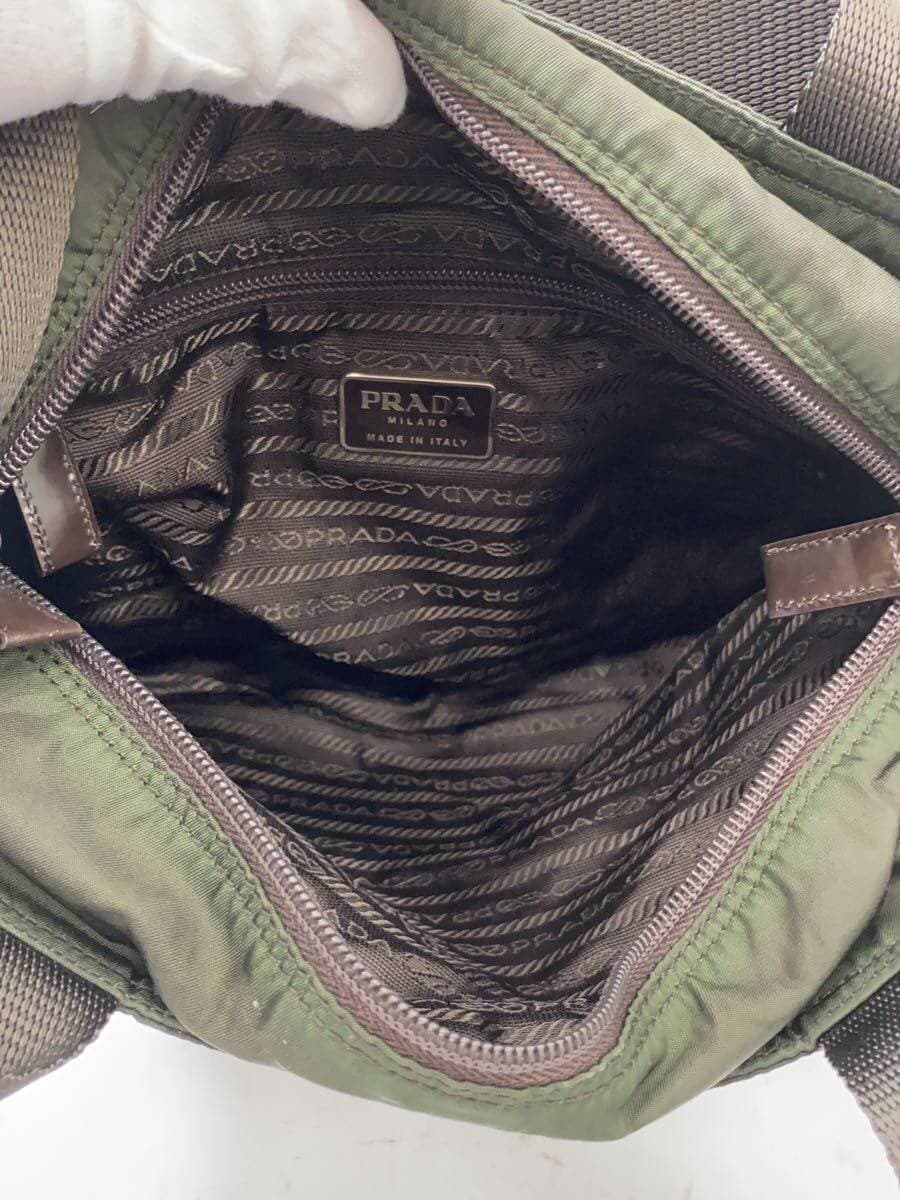 PRADA Tote Bag Nylon KHK B5880F 6