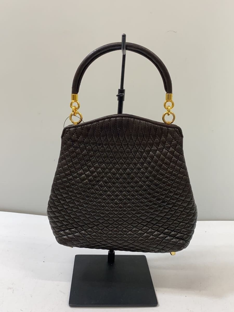 BALLY handbag leather BLK solid color 3