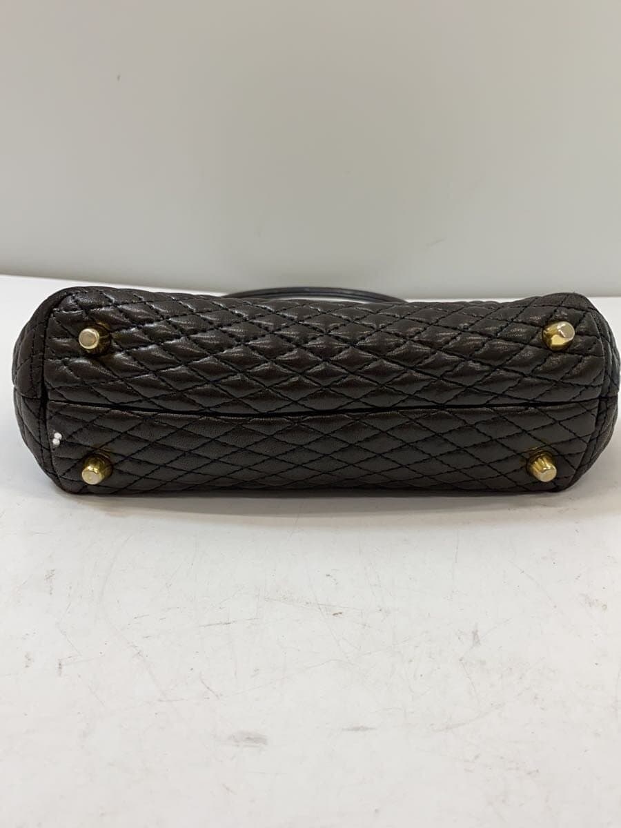 BALLY handbag leather BLK solid color 4