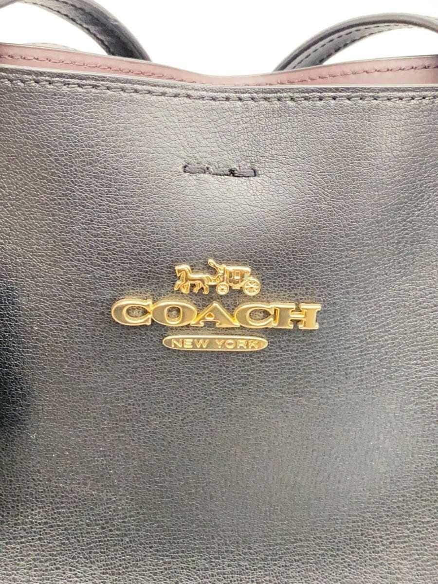 COACH Handbag BLK Solid 5