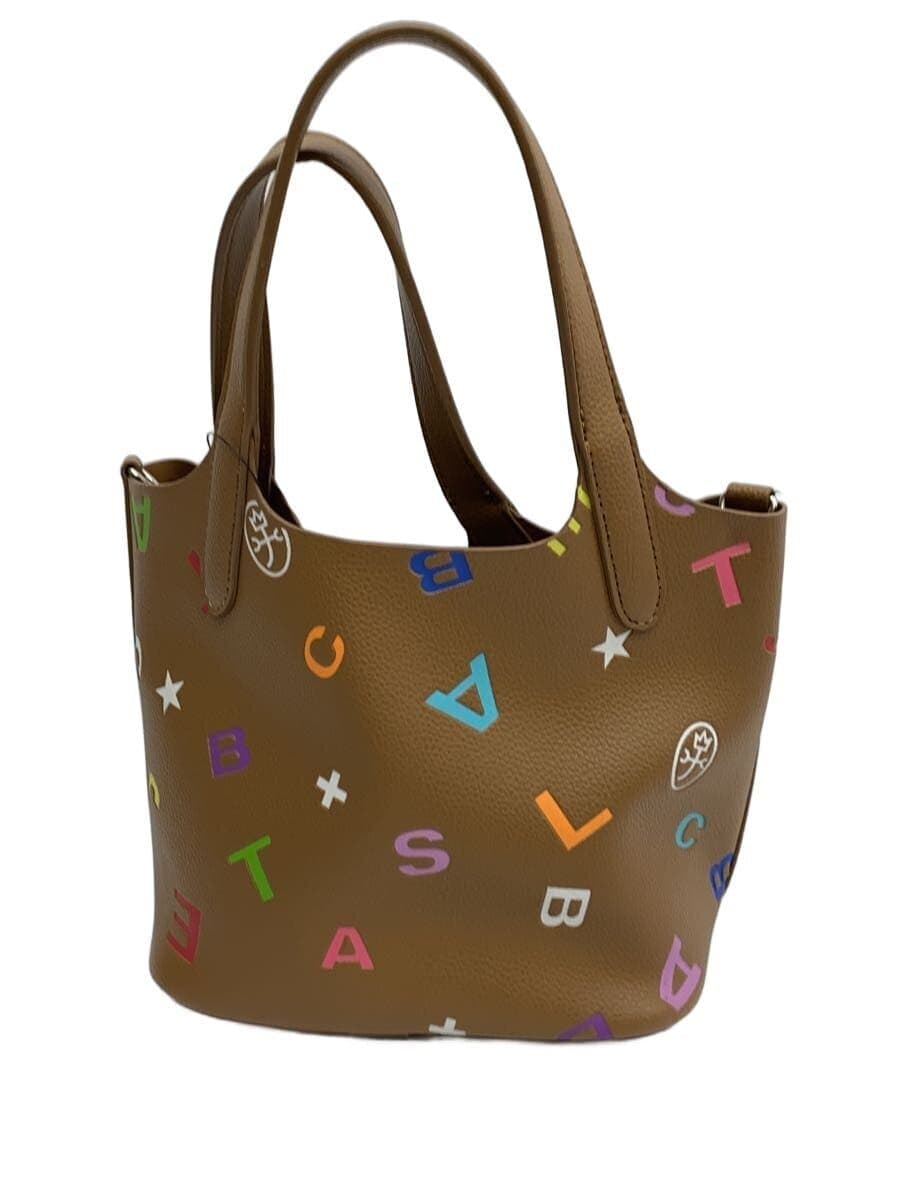 CASTELBAJAC tote bag leather BRW plain