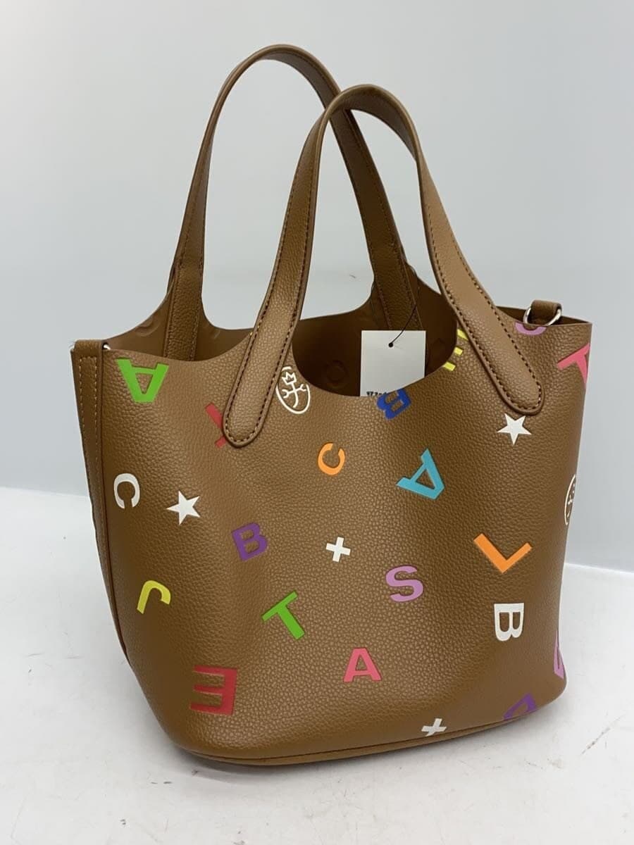 CASTELBAJAC tote bag leather BRW plain 3