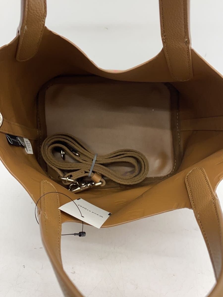 CASTELBAJAC tote bag leather BRW plain 6