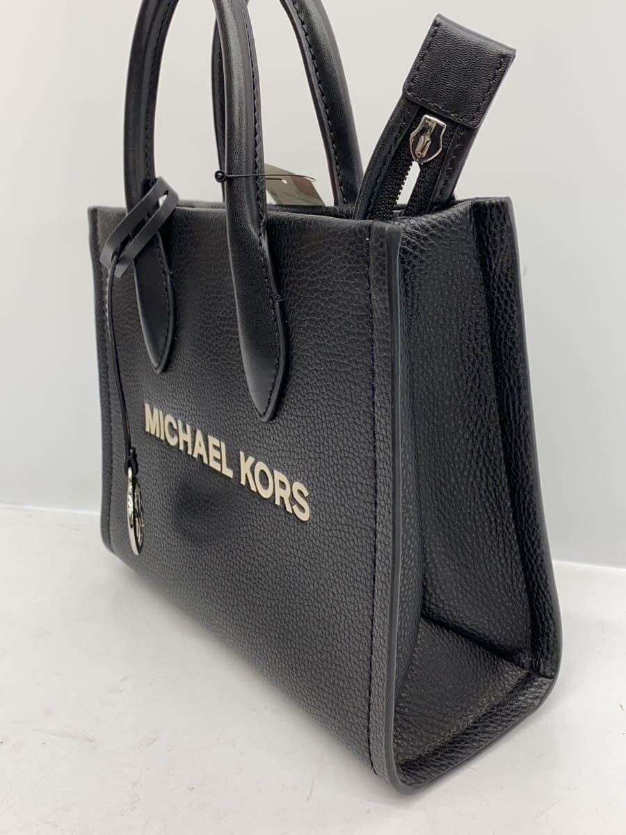 MICHAEL KORS Shoulder Bag Leather BLK 2