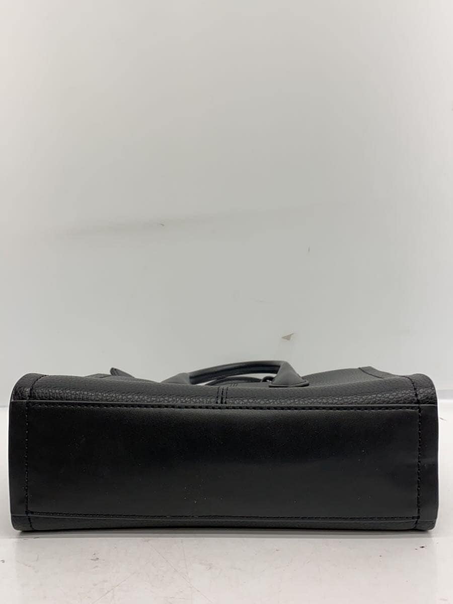 MICHAEL KORS Shoulder Bag Leather BLK 4
