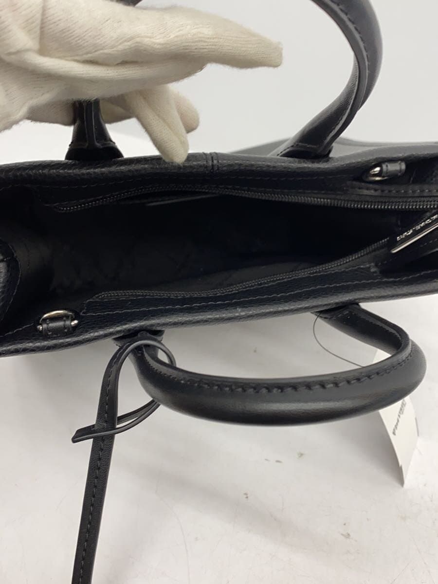 MICHAEL KORS Shoulder Bag Leather BLK 6
