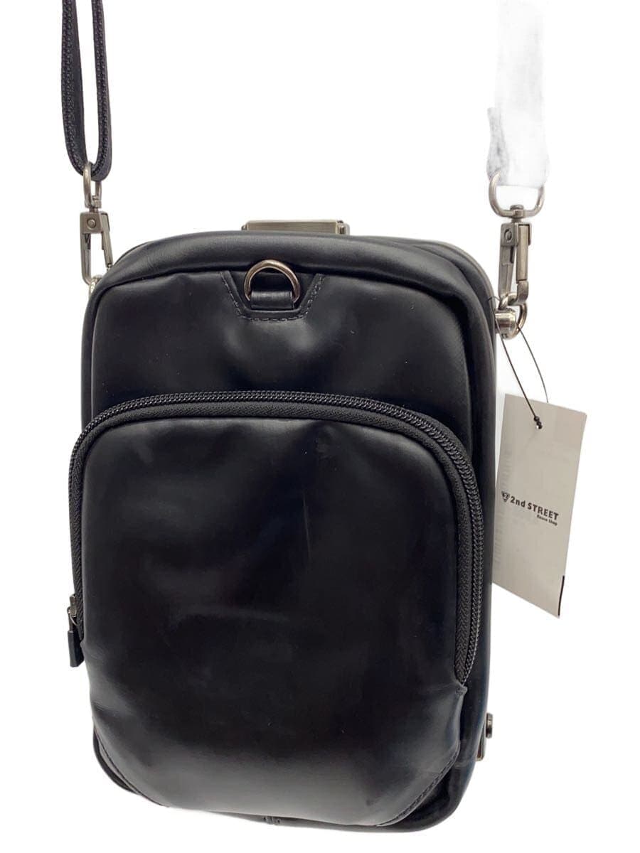 ARTPHERE Shoulder Bag Leather Black Plain