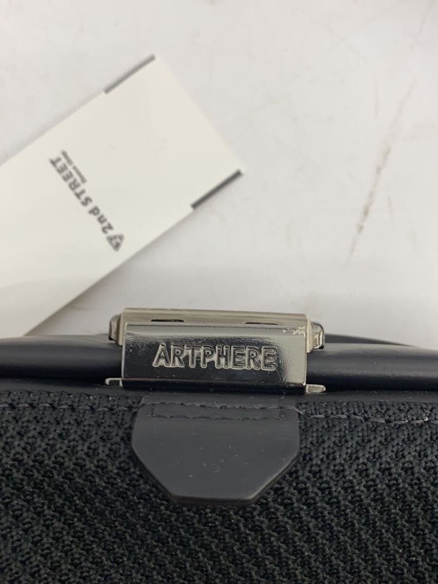 ARTPHERE Shoulder Bag Leather Black Plain 5