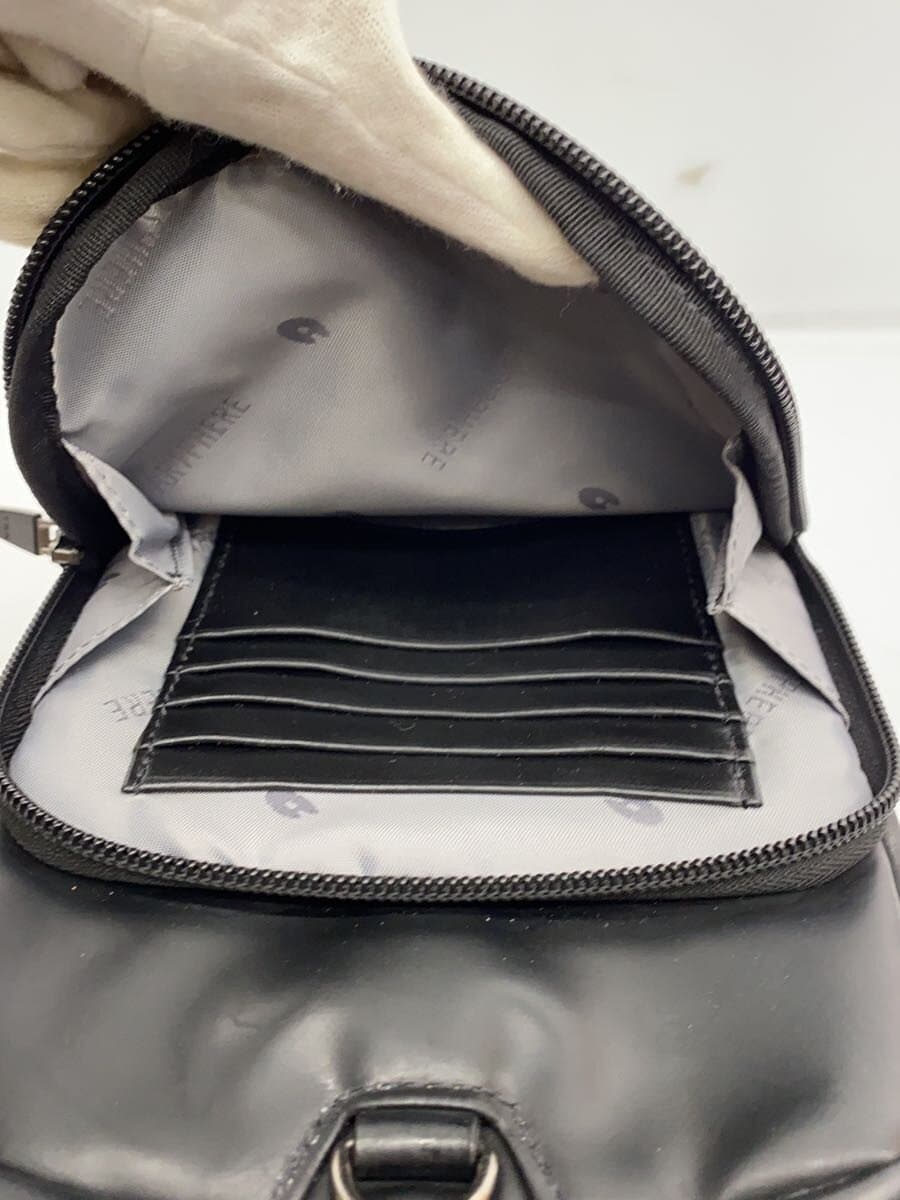 ARTPHERE Shoulder Bag Leather Black Plain 6