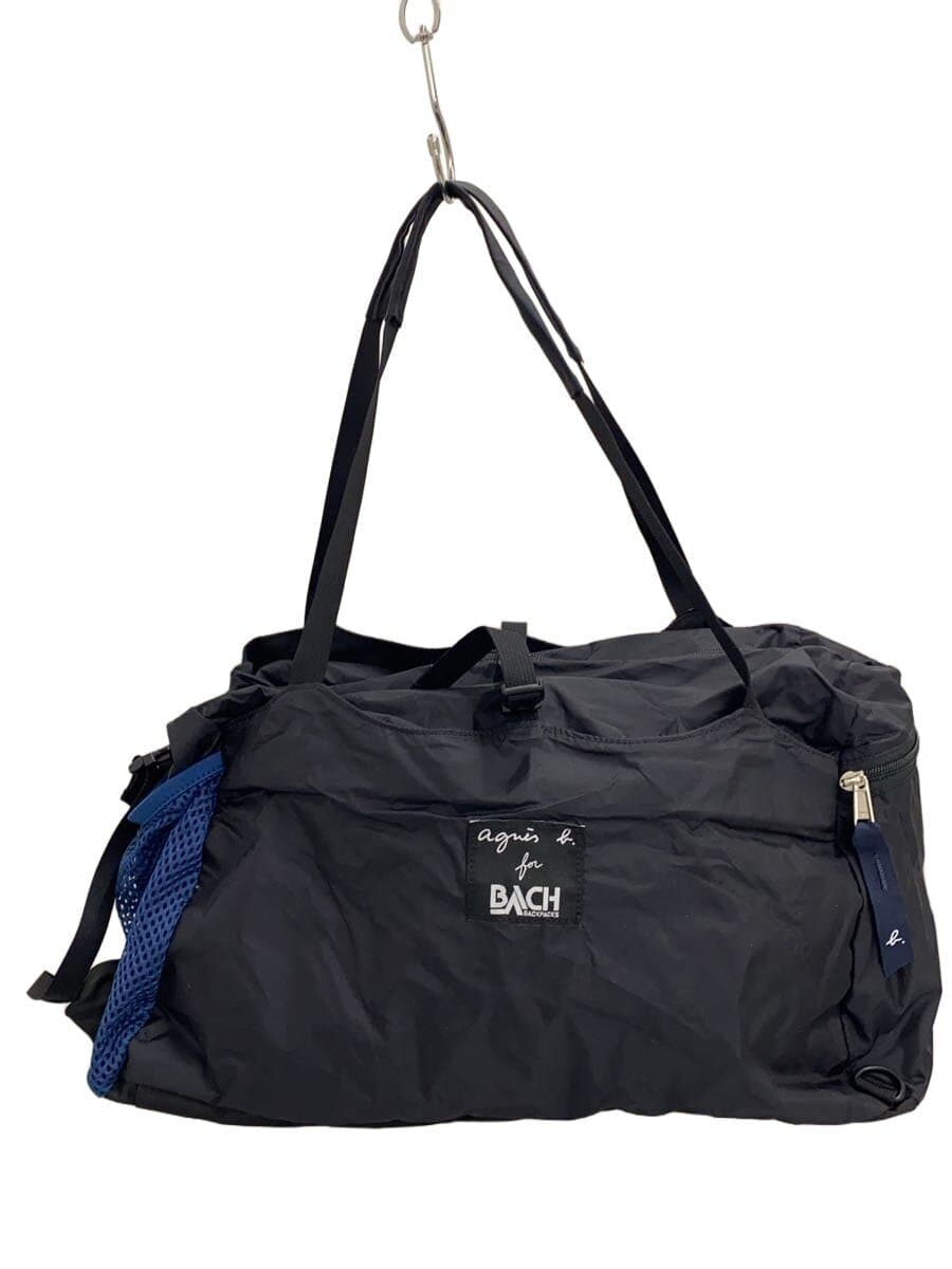 agnes b. Boston Bag Nylon BLK