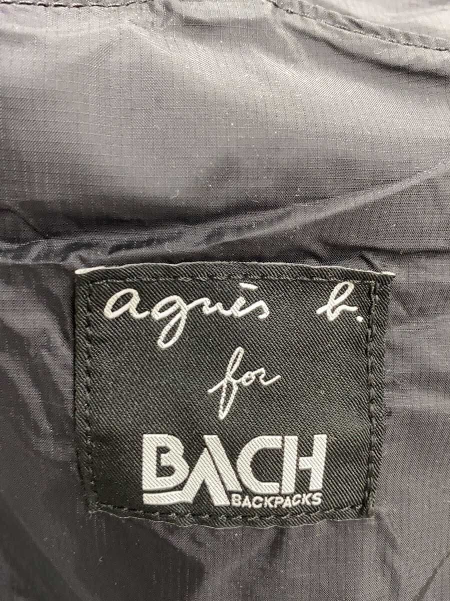 agnes b. Boston Bag Nylon BLK 5