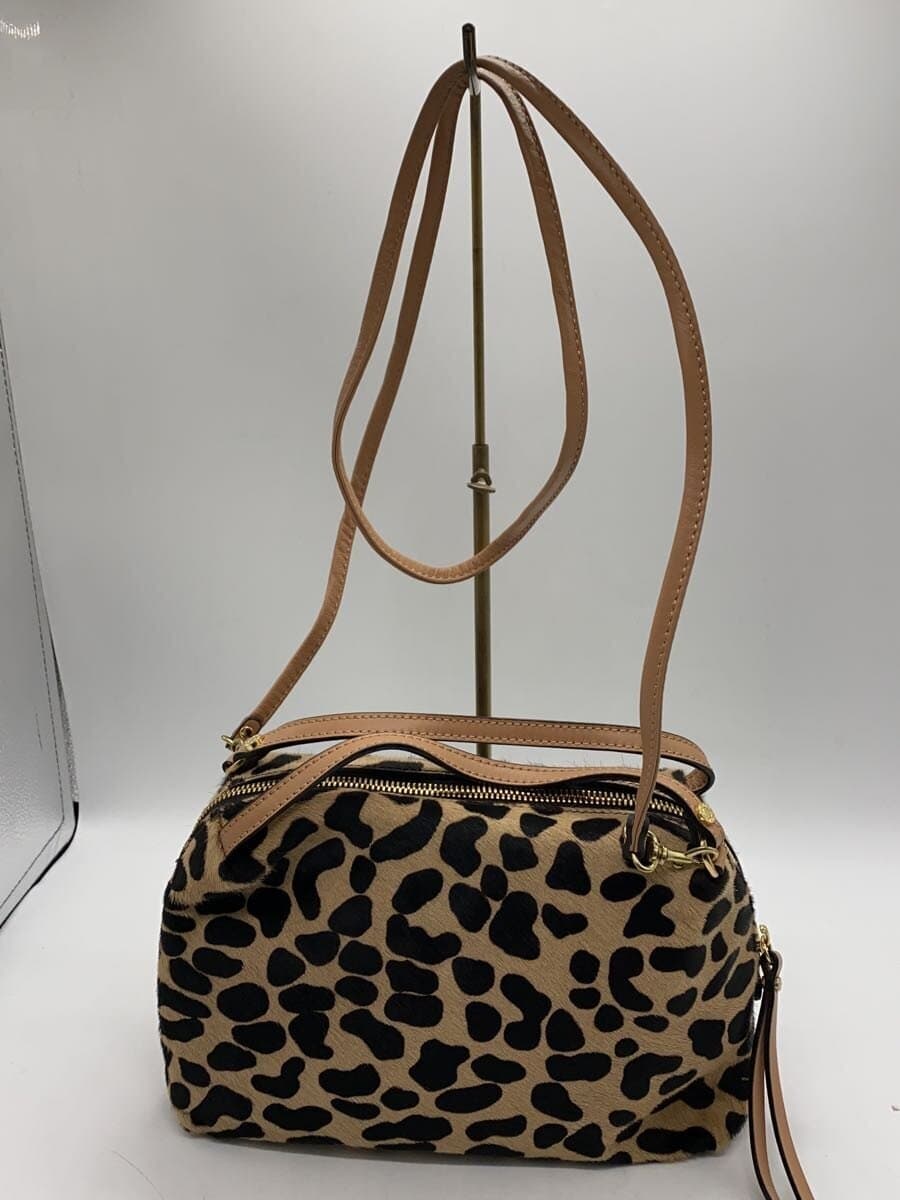 GIANNI CHIARINI Shoulder Bag Pony Hair CML Leopard 3
