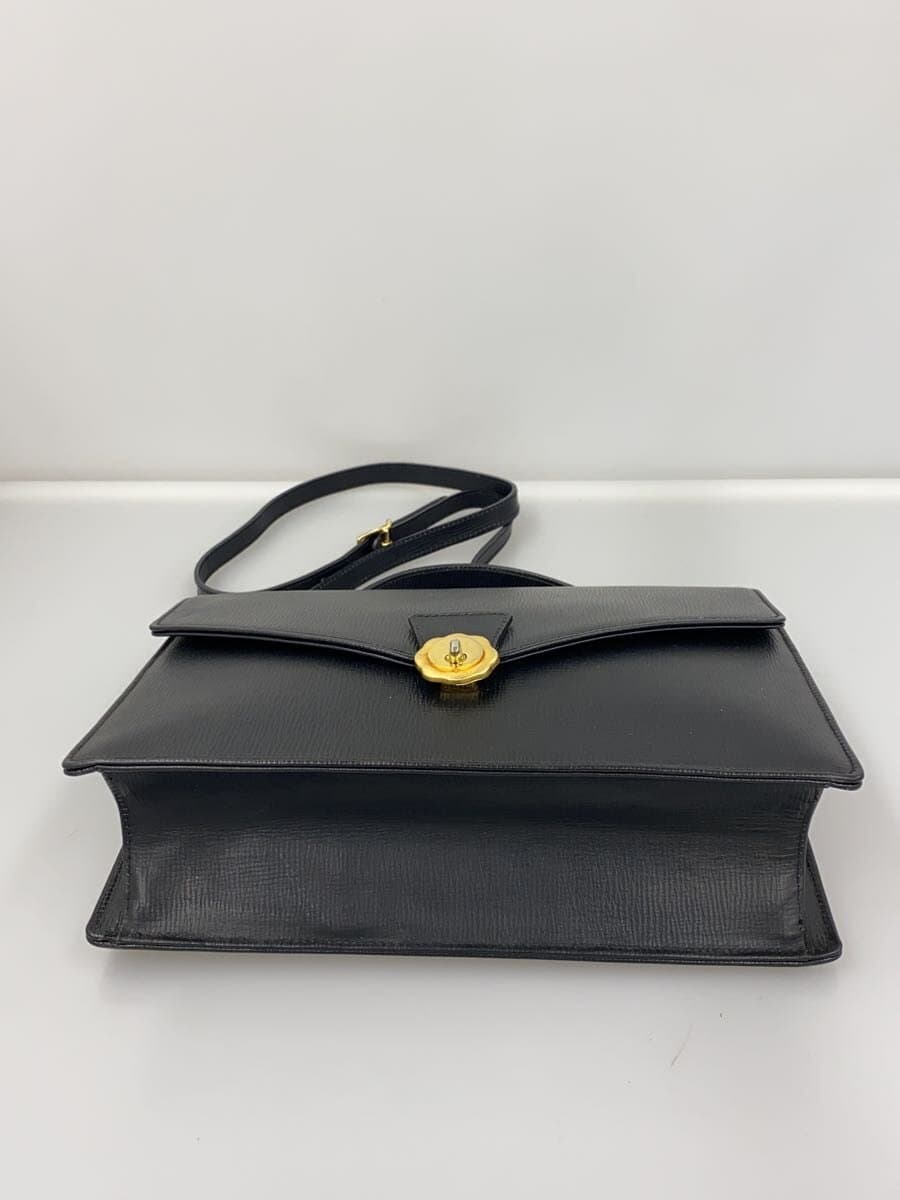 BALLY Tote Bag Leather BLK Solid 4