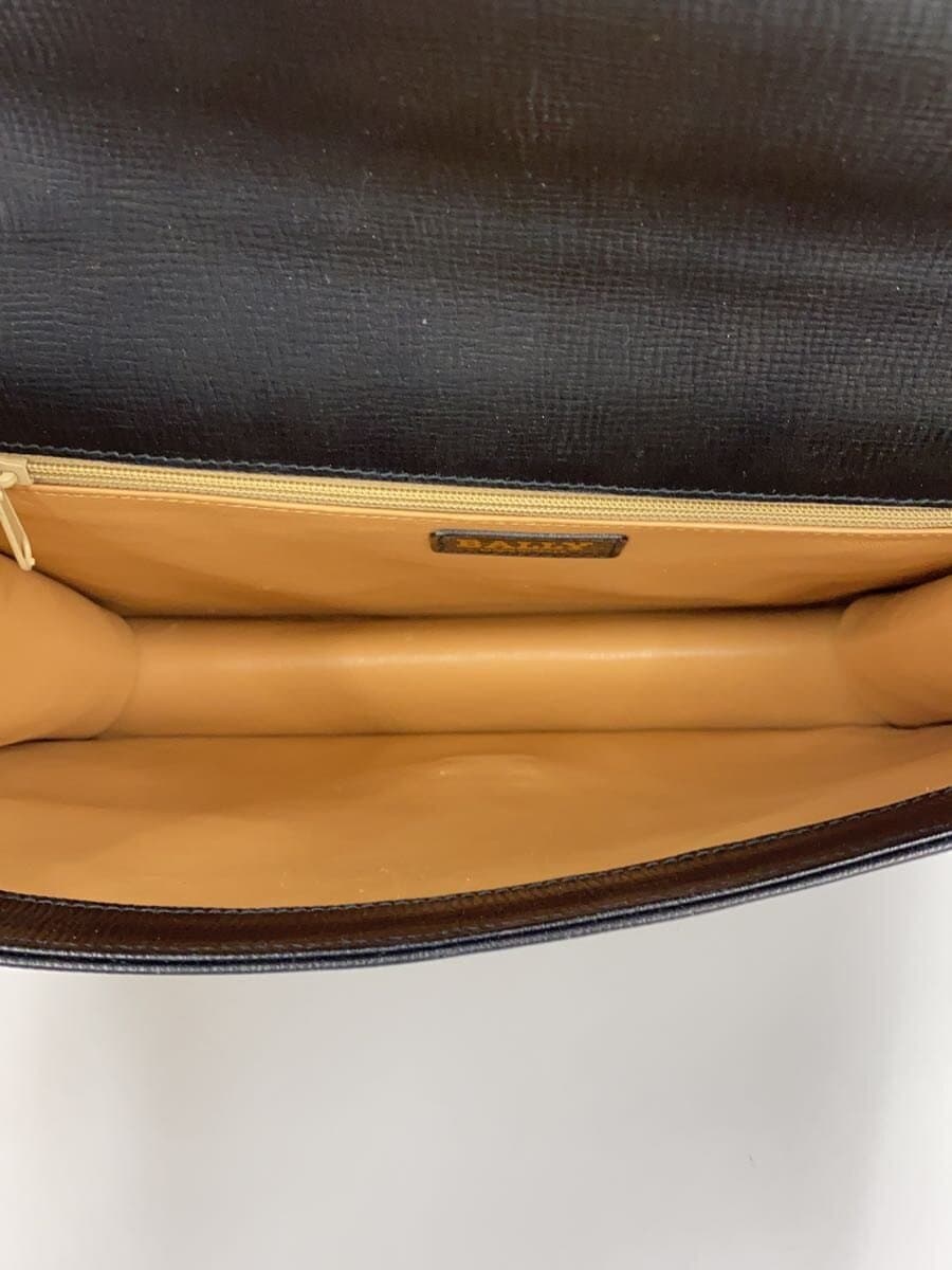 BALLY Tote Bag Leather BLK Solid 6