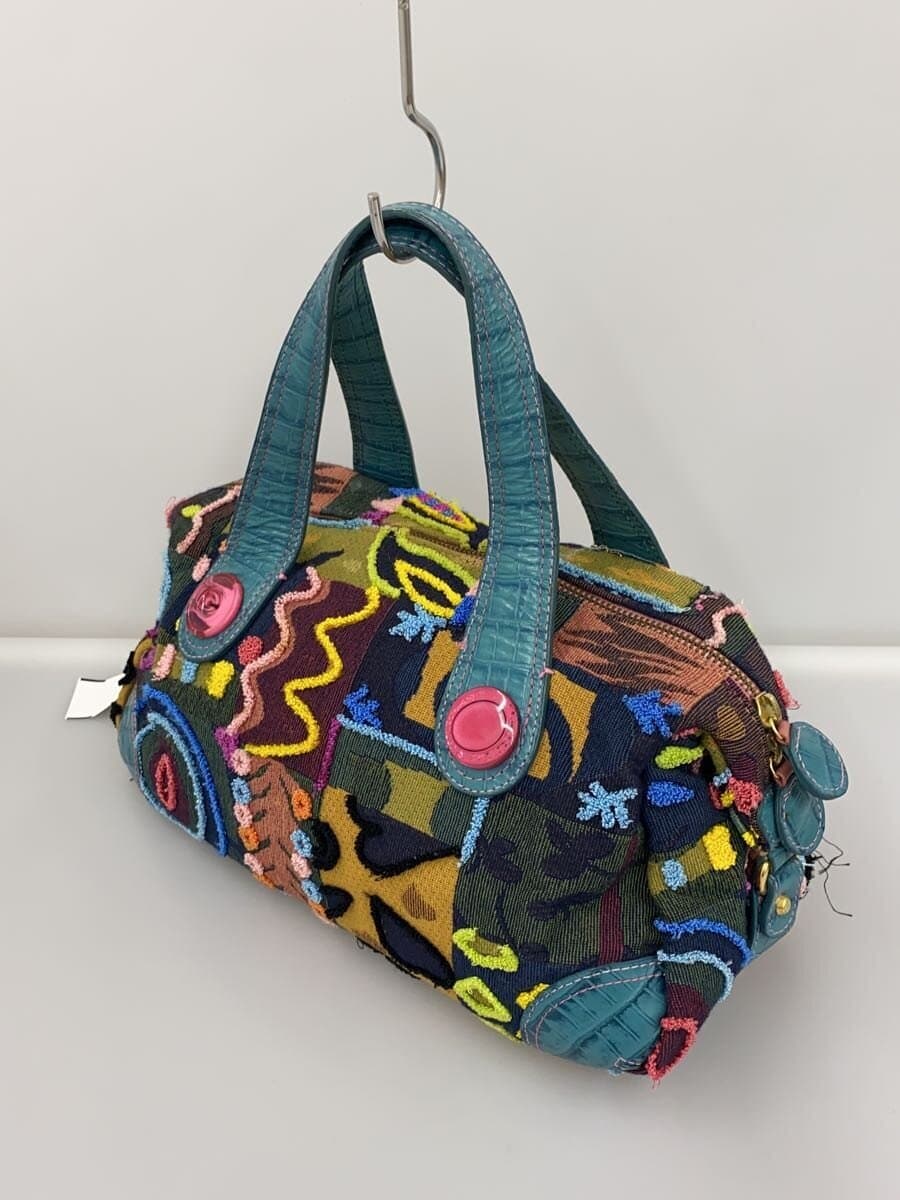 Think Bee!Mini Boston Bag Handbag Multicolor All Over Pattern 2