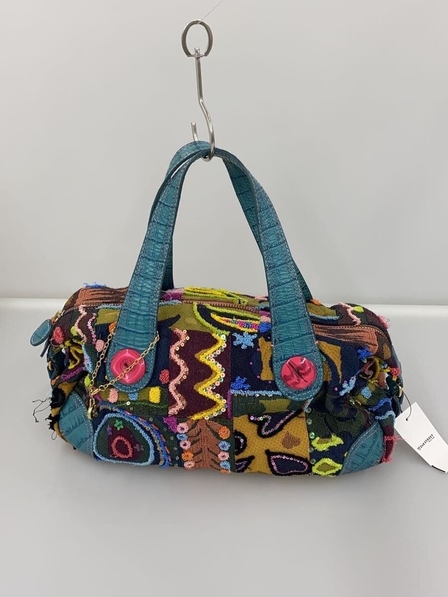 Think Bee!Mini Boston Bag Handbag Multicolor All Over Pattern 3