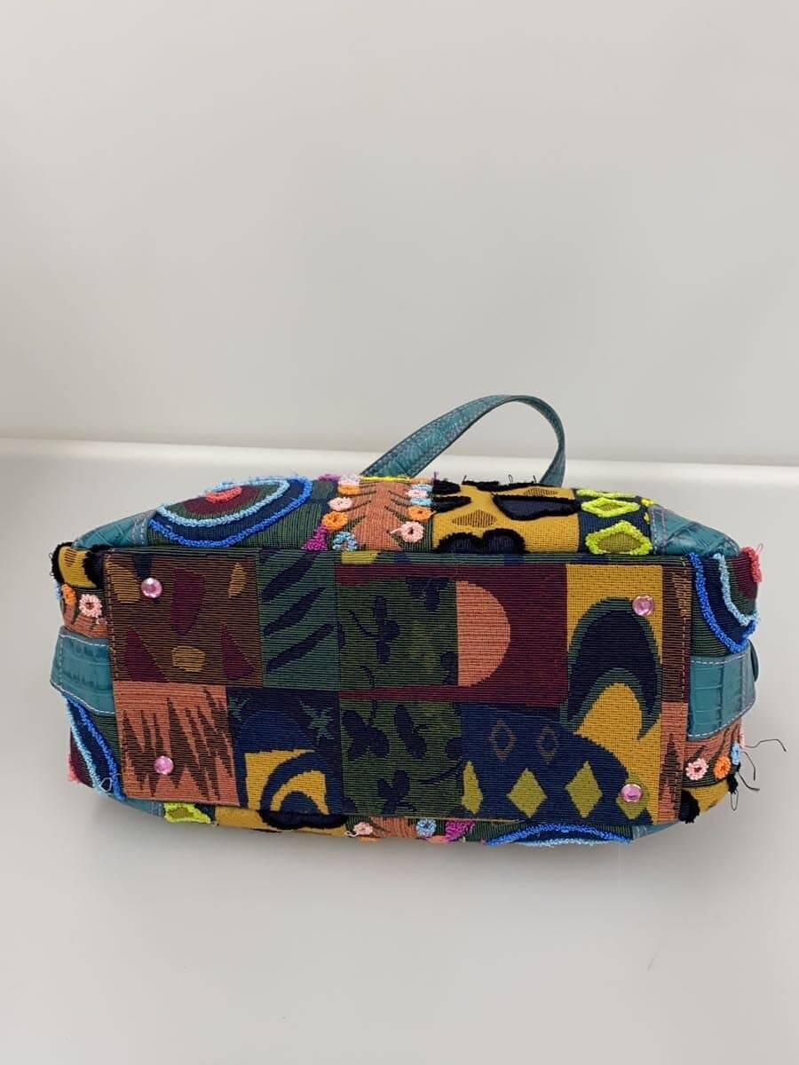Think Bee!Mini Boston Bag Handbag Multicolor All Over Pattern 4
