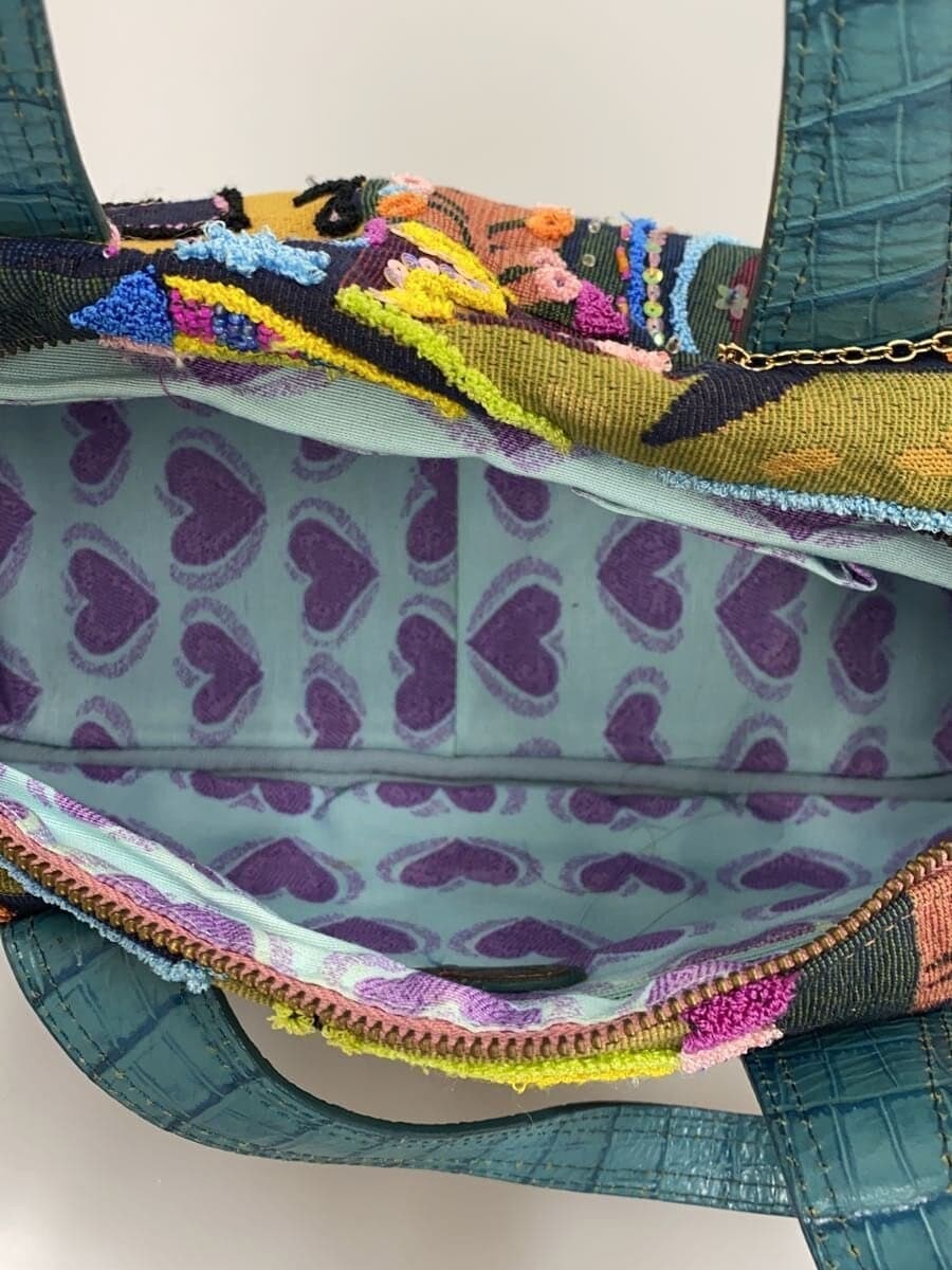 Think Bee!Mini Boston Bag Handbag Multicolor All Over Pattern 6