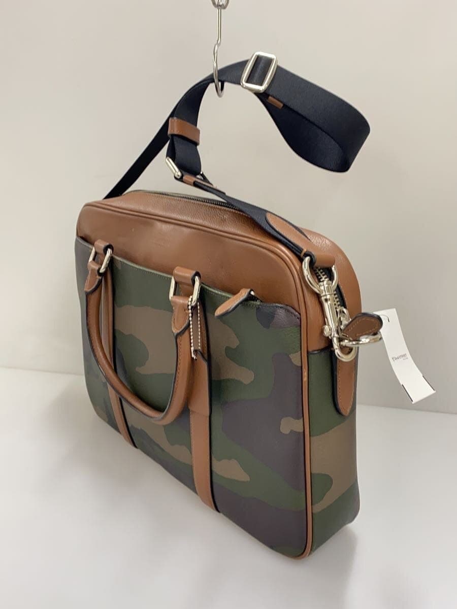 COACH Briefcase_Art_Camouflage Faux Leather Multi-Color Camouflage 55136 2