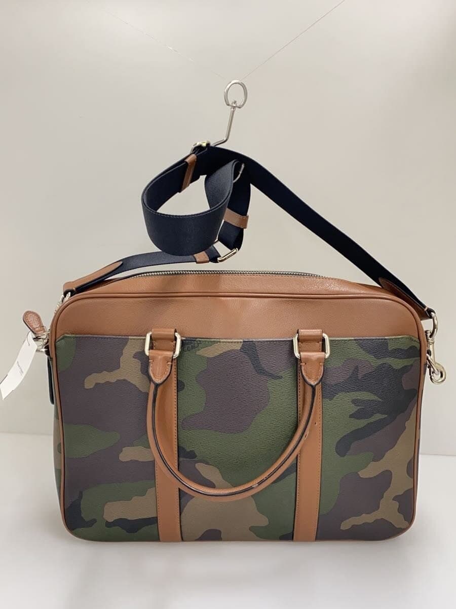 COACH Briefcase_Art_Camouflage Faux Leather Multi-Color Camouflage 55136 3
