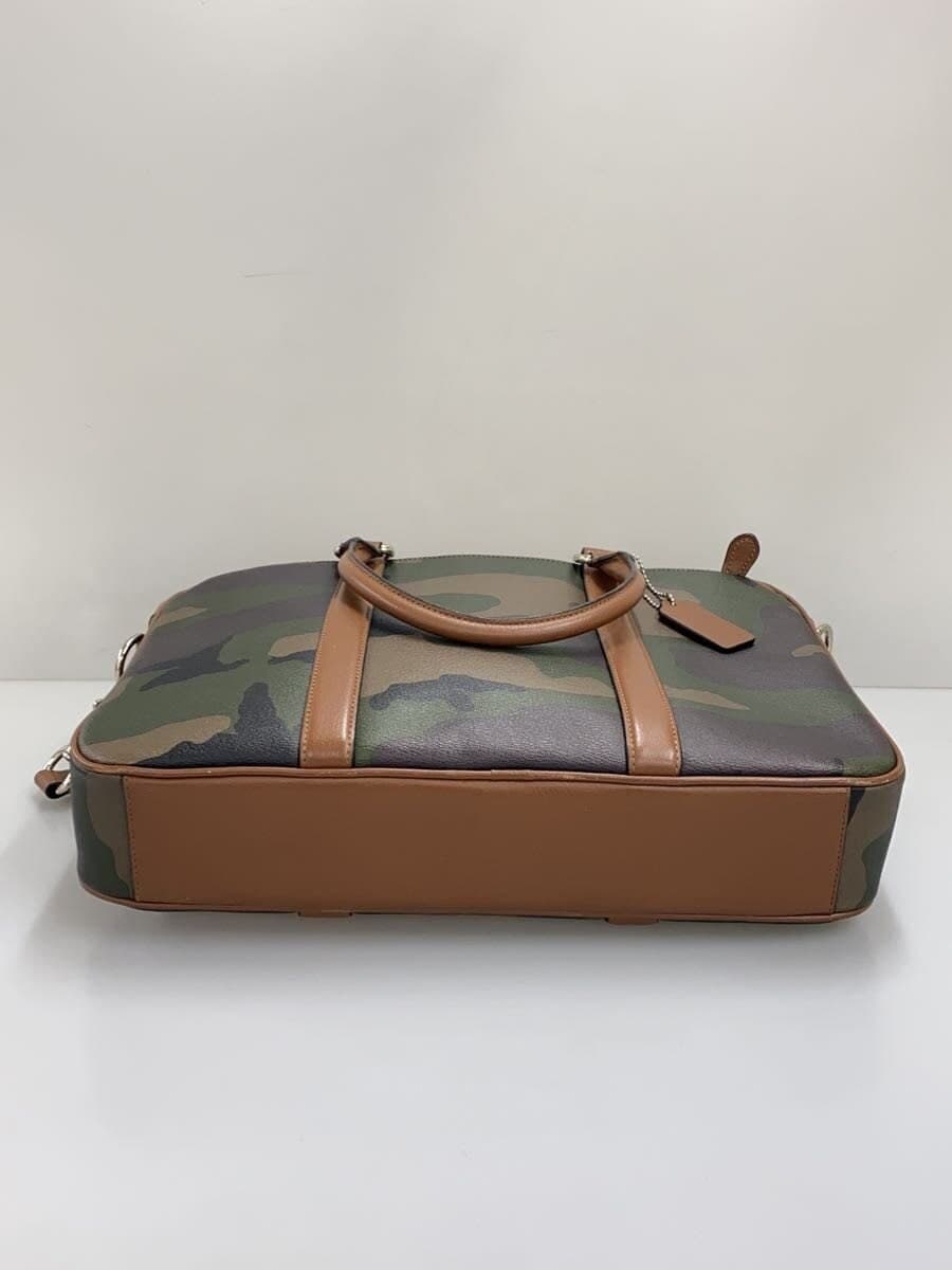 COACH Briefcase_Art_Camouflage Faux Leather Multi-Color Camouflage 55136 4