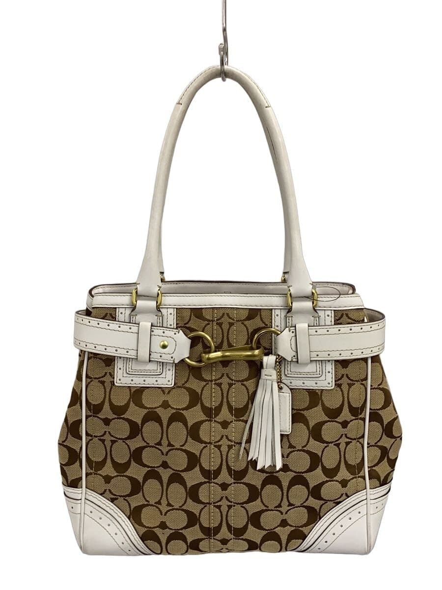 COACH Tote Bag_Signature Canvas CML 10509