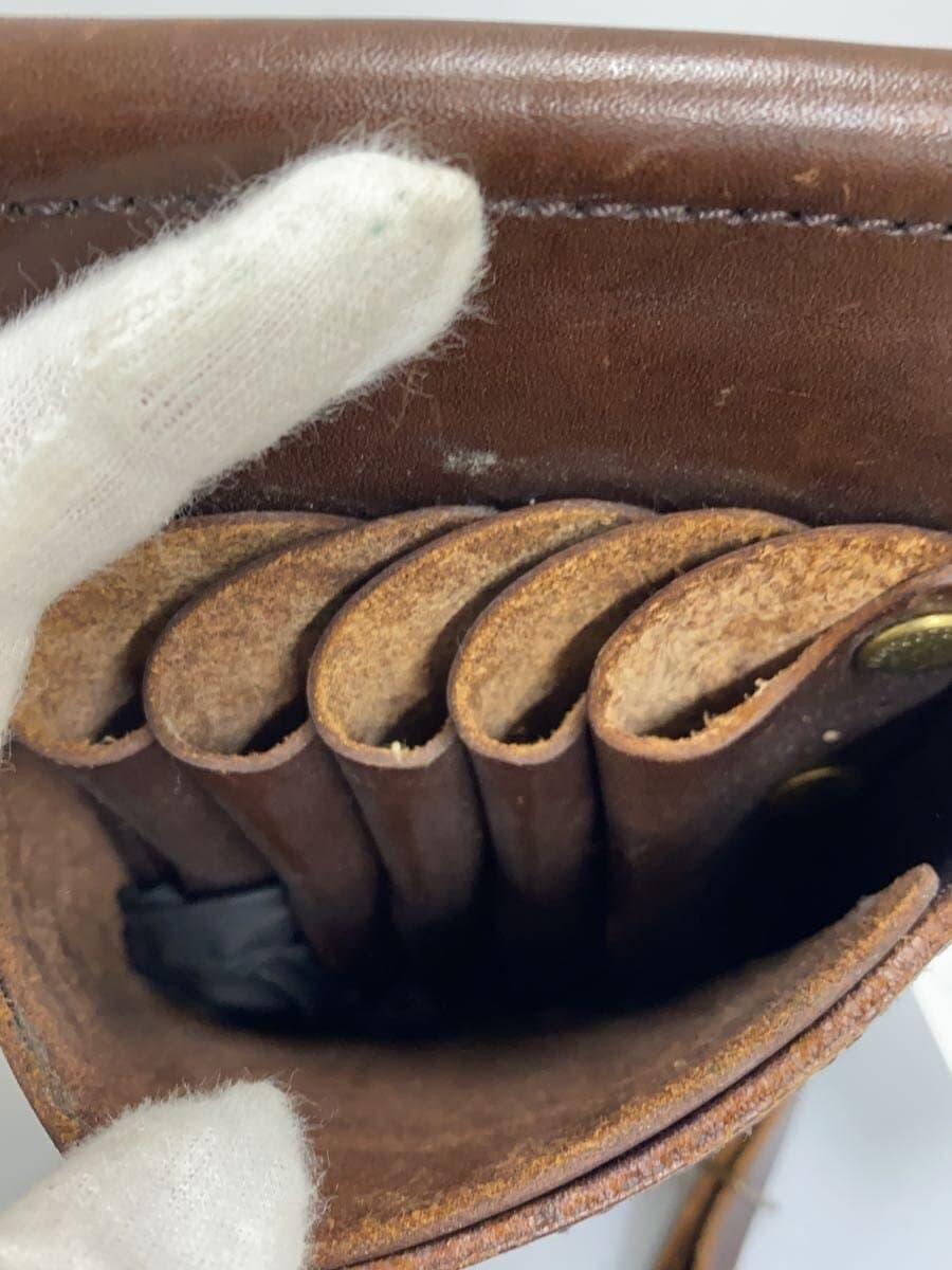 SACRA Shoulder Bag Leather BRW Plain 6